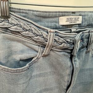 Judy Blue Light Wash Wide Leg Jeans - Size 7 - 34” Inseam